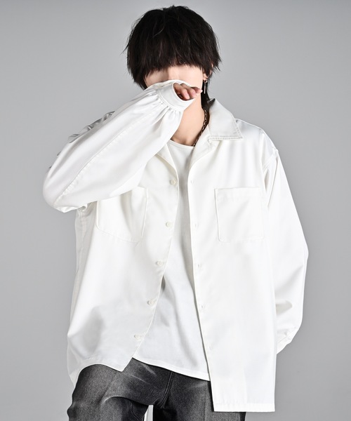 ADRER（アドラー） 長袖シャツ LARGE ブラック メンズ : ZOZOTOWN