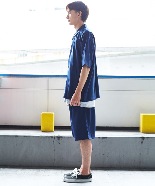 Rocky Monroe（ロッキーモンロー） セットアップ 半袖コーチシャツ