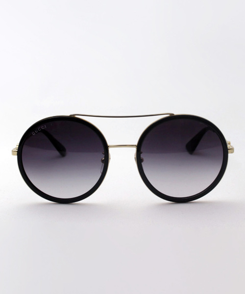 サングラス 「GUCCI/グッチ」ラウンド サングラス GG0061S 001 レディース メンズの画像
