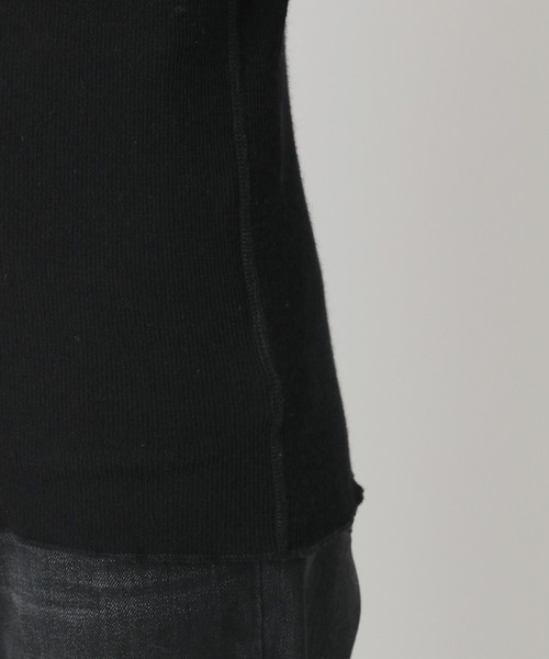 カレンソロジー ウールテレコタートル ブラック 定番商品 万能アイテム Curensology(カレンソロジー)｜ウールテレコタートル/ブラック の通販