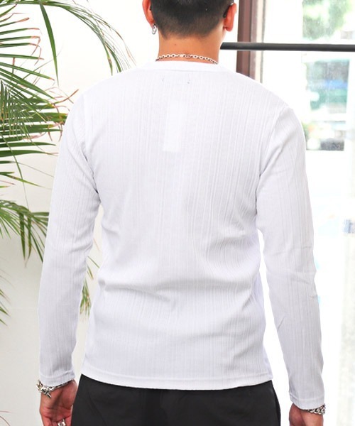LUXSTYLE tシャツ VネックロングTシャツ メンズ : ZOZOTOWN