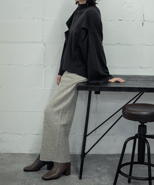 ANOGH ニット セーター PONCHO KNIT PO 2P レディース