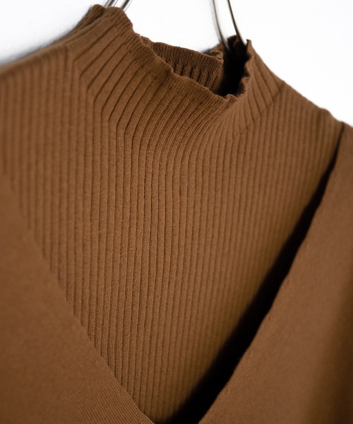 ニット セーター PONCHO KNIT PO 2P レディース ANOGH ニット セーター PONCHO KNIT PO 2P レディース