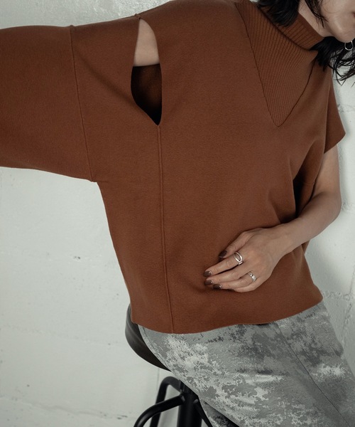 ニット セーター PONCHO KNIT PO 2P レディース ANOGH ニット セーター PONCHO KNIT PO 2P レディース