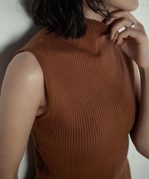ANOGH ニット セーター PONCHO KNIT PO 2P レディース