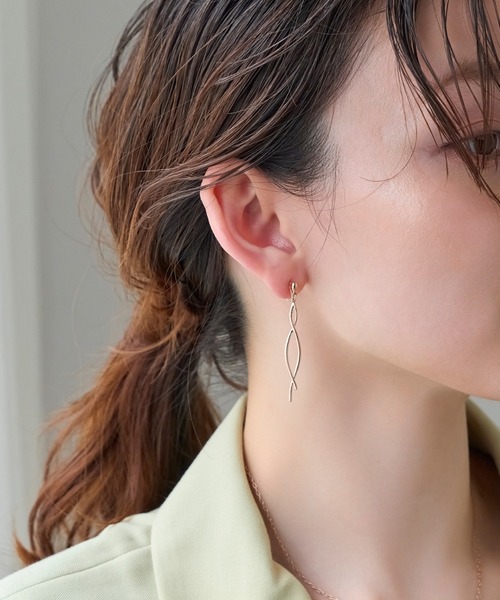 PHOEBE PHILO チェーンリンクイヤリング K10】チェーン2wayイヤリング / Phoebe | ファッション通販