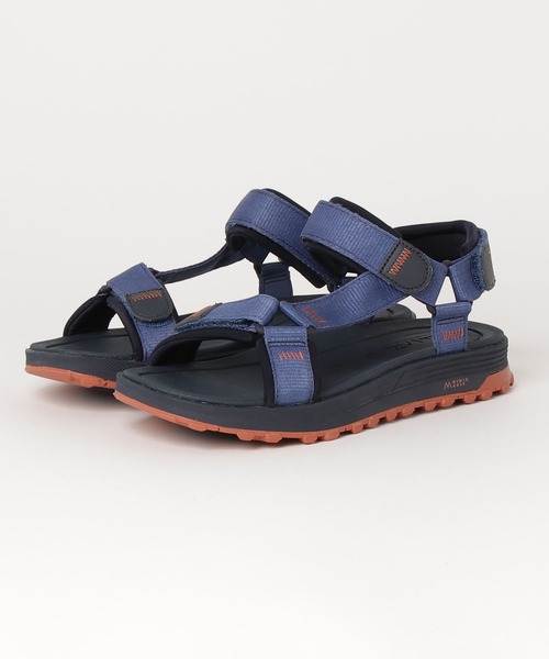 CLARKS ネイビー 軽量 撥水 トレック サンダル スニーカー Clarks サンダル ATL Trek Sea / ATLトレックシー (ネイビー