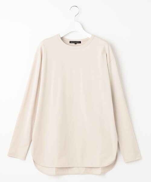 23区★【大好評素材/洗える】コットンベアジャージー ロング Tシャツ 大好評素材/洗える】コットンベアジャージー ロング Tシャツ