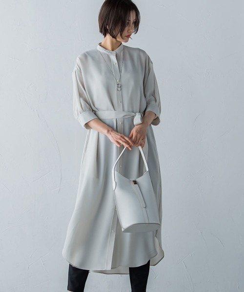 ワンピース 【WEB限定】2wayシャツワンピース≪シワになりにくい/洗える≫ WEB限定