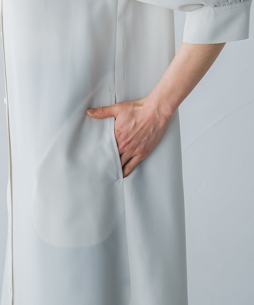 ワンピース 【WEB限定】2wayシャツワンピース≪シワになりにくい/洗える≫ WEB限定
