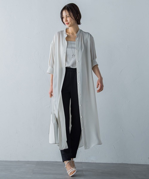 ワンピース 【WEB限定】2wayシャツワンピース≪シワになりにくい/洗える≫ WEB限定