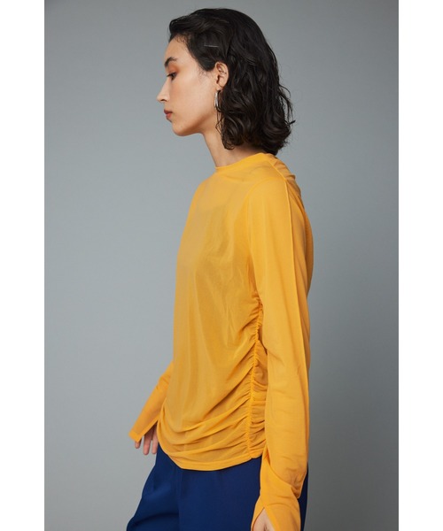 HeRIN.CYE tシャツ Sheer mellow top (シアーメロートップス