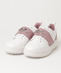 【MICHAEL KORS】ロゴ レザースニーカー ‐ペールピンク *送料込 ピンク系 Michael Kors(マイケルコース) スニーカー(レディース