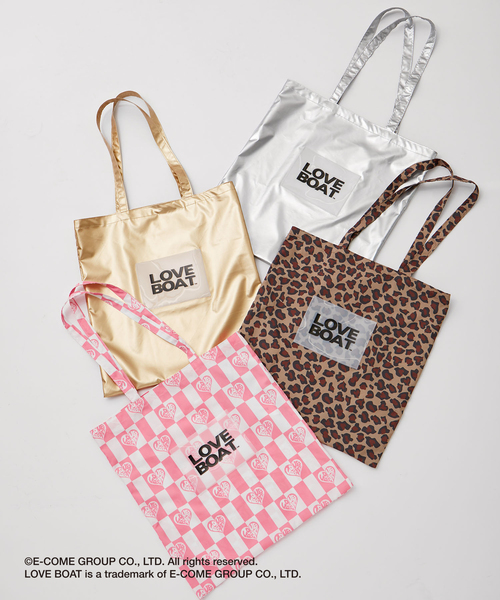 VIS トートバッグ 「LOVE BOAT VIS別注」ロゴトートバッグ「A4
