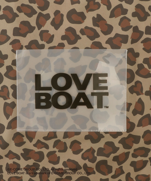 LOVE BOAT ラブボート トートバッグ 合成皮革 レオパード柄 豹柄