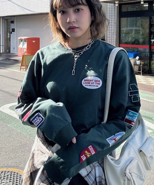 AS KNOW AS（アズノゥアズ） tシャツ アソートワッペンロンT「UNISEX