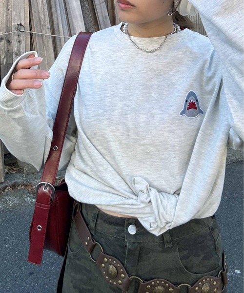 AS KNOW AS（アズノゥアズ） tシャツ アソートワッペンロンT「UNISEX