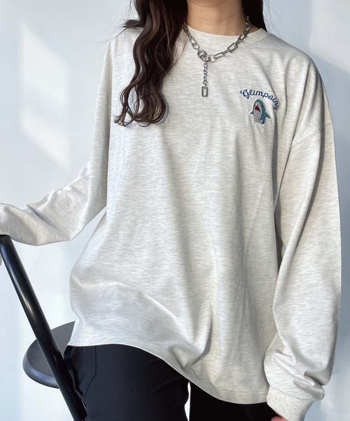 AS KNOW tシャツ アソートワッペンロンT レディース メンズ