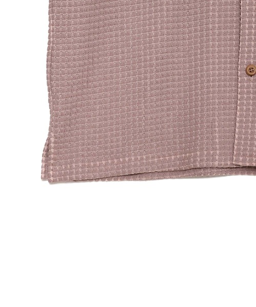 SEAGREEN シャツ SEAGREEN(シーグリーン) BIG WAFFLE SHIRTS