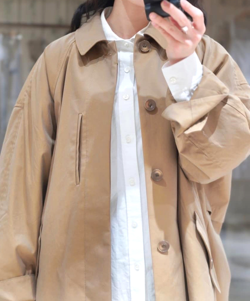 journalstandard luxe ステンカラーコート　ベージュ Journal Standard Luxe ステンカラーコート ベージュ