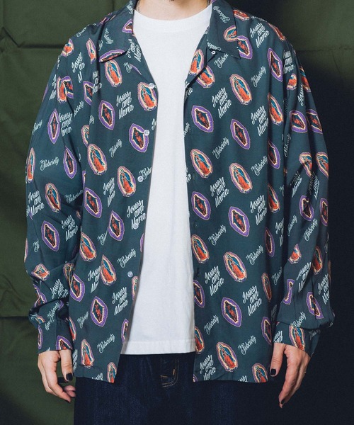 Subciety（サブサエティ） シャツ JESUS ＆ MARIA SHIRT メンズ