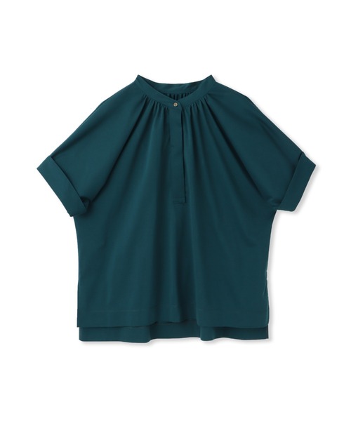 セール】コットンサラチュールカットソー≪手洗い可能≫（Tシャツ