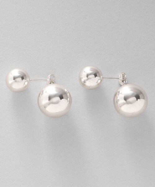 COCOSHNIK（ココシュニック） ピアス シルバー ホロウピアス ボール