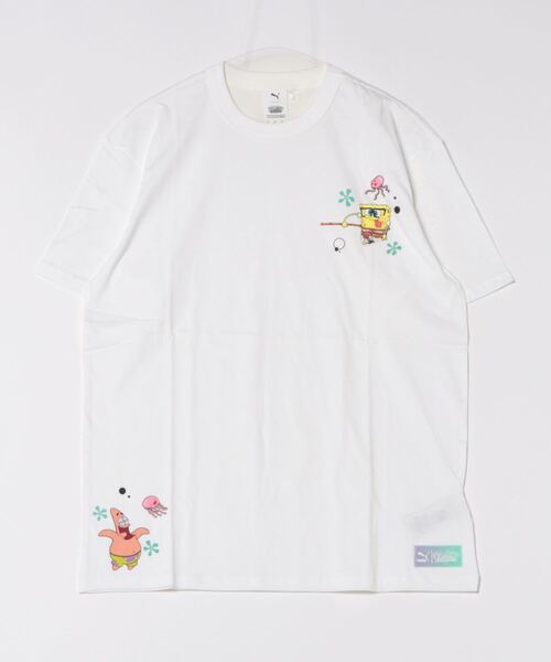 PUMA（プーマ） tシャツ PUMA X SPONGEBOB Graphic Unisex T-Shirt 