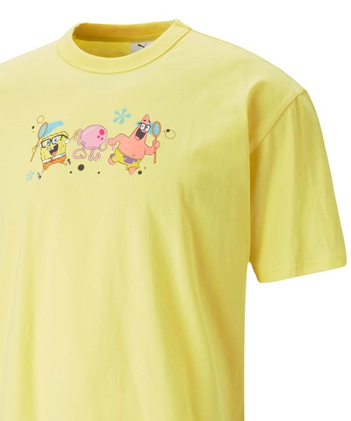 PUMA（プーマ） tシャツ PUMA X SPONGEBOB Graphic Unisex T-Shirt 