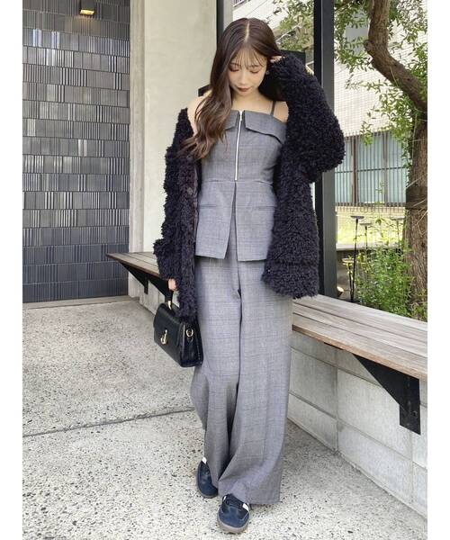 dazzlin - 新品　dazzlinフラッフィボリュームカーディガン ダズリン dazzlin フラッフィボリュームカーディガン （パープル