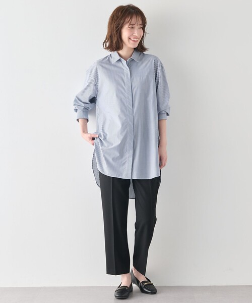 ANY（エニィ） ブラウス シャツ 「手洗い可能/抗菌防臭/UVカット/速乾