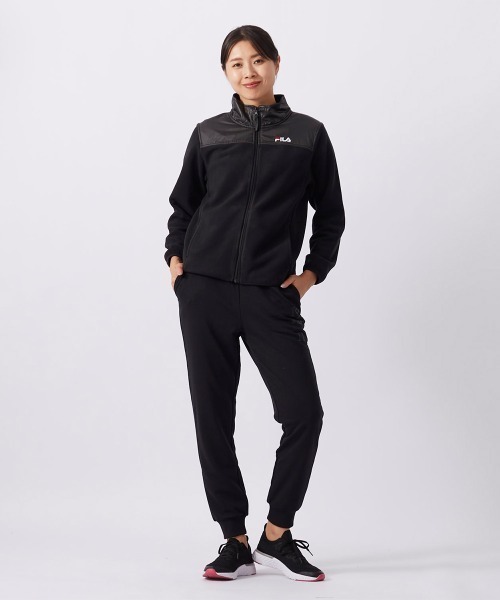 FILA パンツ 「FILA」ストレッチ テーパードパンツ レディース