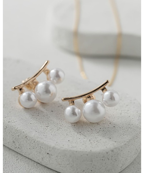 ピアス 3連パールミニピアス レディース : ZOZOTOWN Yahoo!店 - 通販