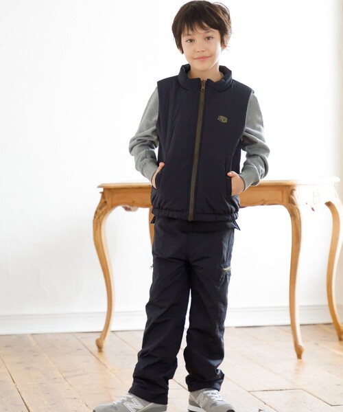 ダウンベスト アウター 「140-170cm」リバーシブル ベスト キッズ 子供服の画像