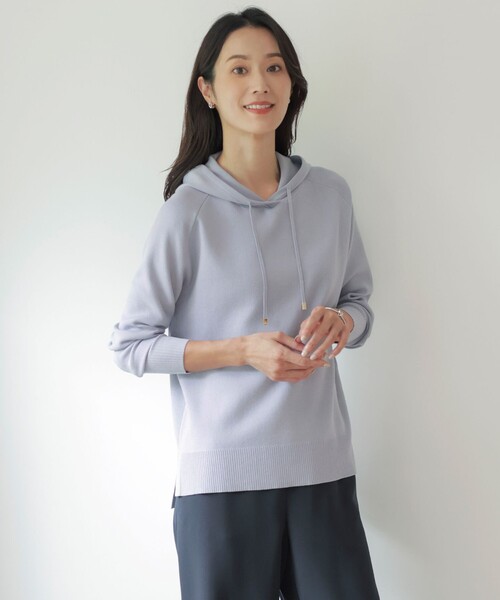 パーカー 「洗える」HOODIE ニット パーカー レディース パーカー 「洗える」HOODIE ニット レディース : ZOZOTOWN Yahoo