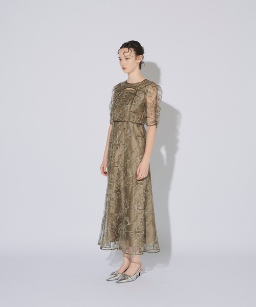 ANDRESD ドレス yoke slit dress ヨークスリットドレス