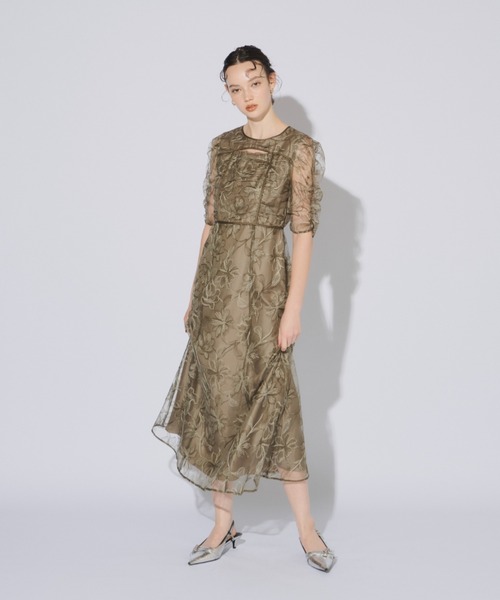 ANDRESD ドレス yoke slit dress ヨークスリットドレス