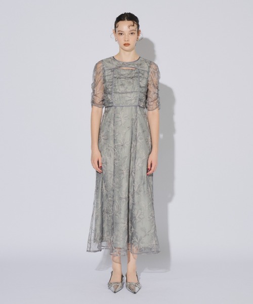 ANDRESD ドレス yoke slit dress ヨークスリットドレス