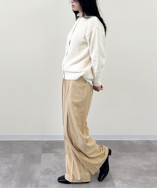 Virca カーディガン フェザーヤーンカーディガン レディース