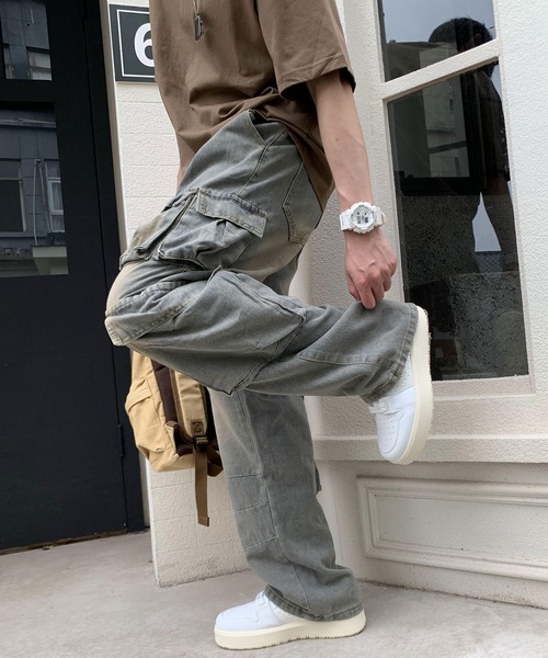 ARCADE（アーケード） ワイドパンツ カーゴパンツ マルチポケット