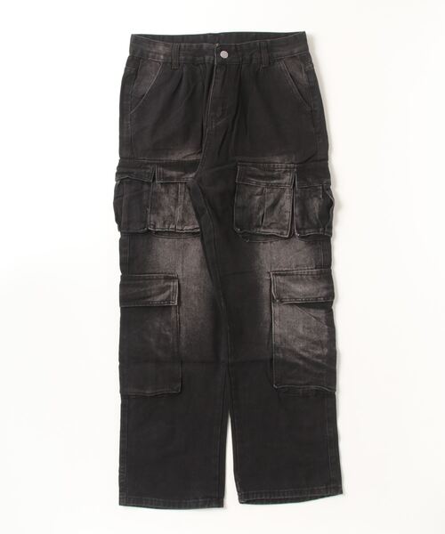 ARCADE（アーケード） カーゴパンツ マルチポケット フレア カーゴ