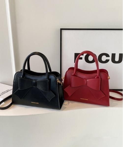 FREE STYLISTS ショルダーバッグ バッグ リボンミドルバッグ 2WAY