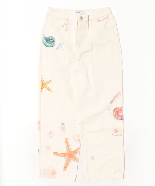 デシグアル デニム マリンモチーフワイドデニム Desigual パンツ マリンモチーフ ワイドデニム レディース
