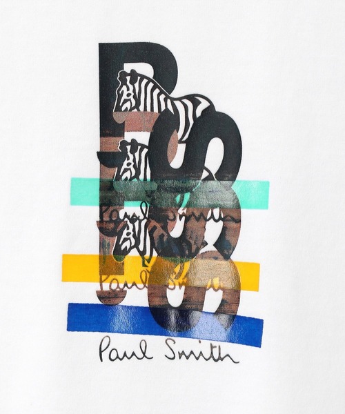 【Paul Smith】\"Zebra Stride\" 長袖 Tシャツ ロゴ コットン Paul Smith｜