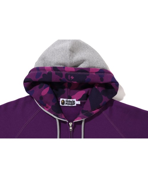 A BATHING APE パーカー COLOR CAMO THERMAL PATCH LOOSE FIT