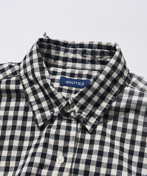 ブラウス シャツ NAUTICA/ノーティカ ブリーチギンガムロングスリーブシャツ レディース FREAK'S STORE ブラウス シャツ NAUTICA/ノーティカ ブリーチ