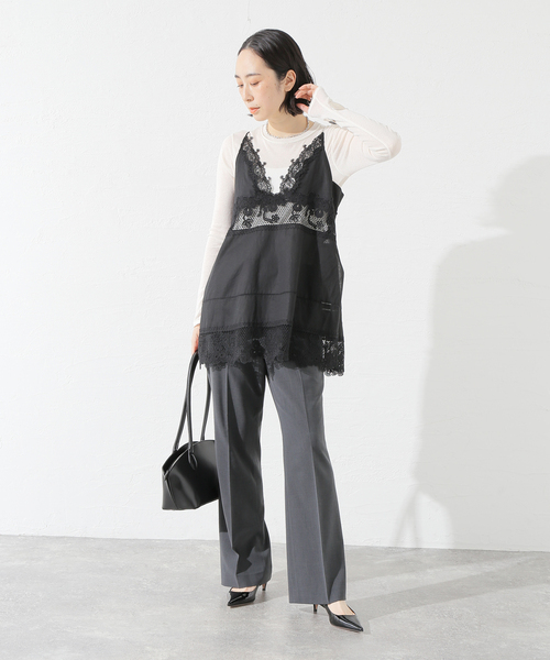journal standard L'essage ブラウス シャツ ケミカルレース
