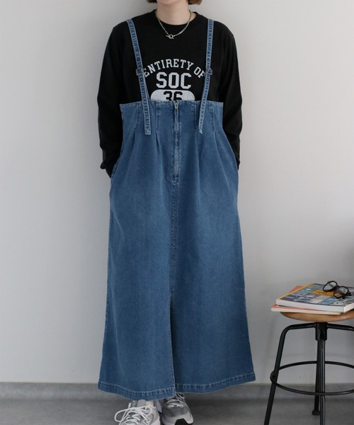 cepo（セポ） ジャンパースカート 「2way」「セットアップ対応」デニム