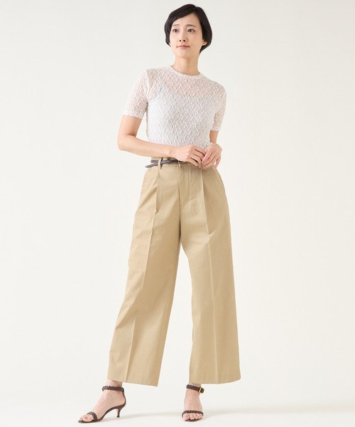 martinique tシャツ ストレッチレースTシャツ レディース