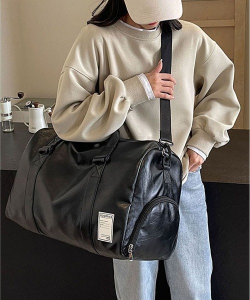 TABI PAL（タビパル） ボストンバッグ PUレザー ボストンバッグ